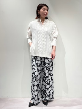 「qualite（カリテ）のアイテム」を使った、KAWAMURAさん（レディース・160cm）の冬コーディネート