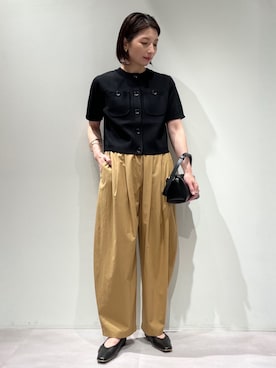 「アイテム（パンプス）」を使った、KAWAMURAさん（レディース・160cm）の夏コーディネート