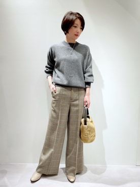 KAWAMURAさん(レディース・160cm)の秋コーディネート