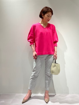 KAWAMURAさん(レディース・160cm)の春コーディネート