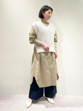 KAWAMURAさん（レディース・160cm）の冬コーディネート