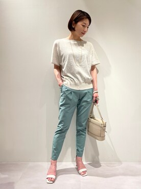 KAWAMURAさん（レディース・160cm）の夏コーディネート