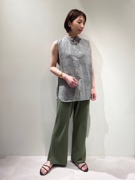 KAWAMURAさん（レディース・160cm）の夏コーディネート