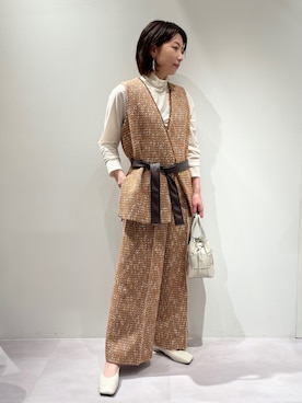 KAWAMURAさん（レディース・160cm）の秋コーディネート