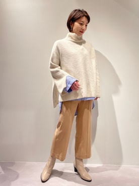 KAWAMURAさん（レディース・160cm）の秋コーディネート