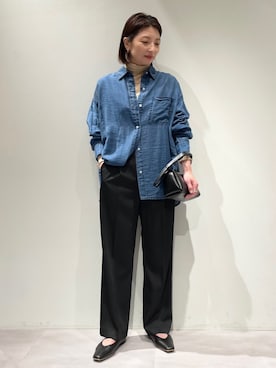 「アイテム（パンプス）」を使った、KAWAMURAさん（レディース・160cm）の夏コーディネート