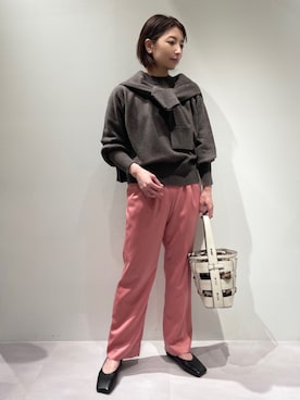 KAWAMURAさん（レディース・160cm）の冬コーディネート