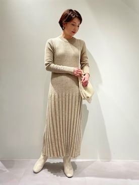 KAWAMURAさん（レディース・160cm）の冬コーディネート