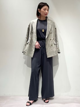 「qualite（カリテ）のアイテム」を使った、KAWAMURAさん（レディース・160cm）の春コーディネート