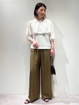 「qualite（カリテ）のアイテム」を使った、KAWAMURAさん（レディース・160cm）の春コーディネート