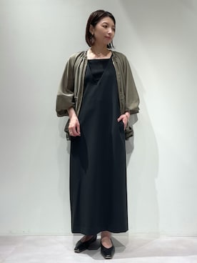 「アイテム（ブルゾン）」を使った、KAWAMURAさん（レディース・160cm）の夏コーディネート