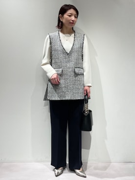 KAWAMURAさん（レディース・160cm）の冬コーディネート