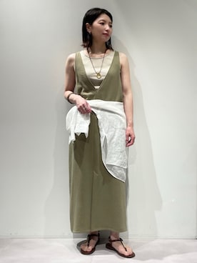 KAWAMURAさん（レディース・160cm）の夏コーディネート