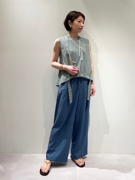 KAWAMURAさん（レディース・160cm）の夏コーディネート