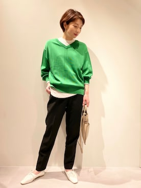 KAWAMURAさん（レディース・160cm）の冬コーディネート