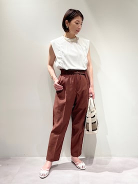 KAWAMURAさん(レディース・160cm)の夏コーディネート