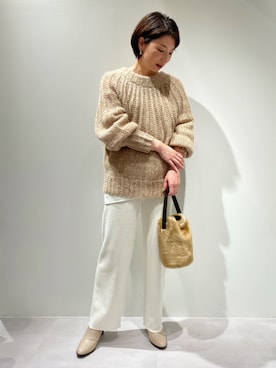ブーツを使った リブワイドパンツ の人気ファッションコーディネート Wear