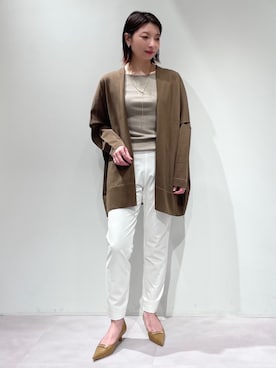 「qualite（カリテ）のアイテム」を使った、KAWAMURAさん（レディース・160cm）の春コーディネート