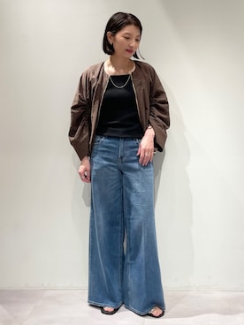 KAWAMURAさん(レディース・160cm)の夏コーディネート