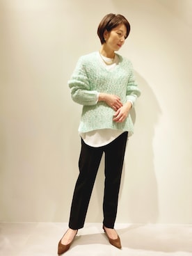 KAWAMURAさん（レディース・160cm）の秋コーディネート