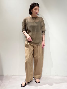 KAWAMURAさん(レディース・160cm)の夏コーディネート