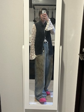 「アイテム（レインシューズ）」を使った、yaya さん（レディース・158cm）の秋コーディネート