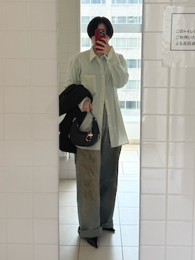 「GANNI（ガニー）のアイテム」を使った、yaya さん（レディース・158cm）の春コーディネート