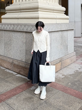 「SOFIE D'HOORE（ソフィードール）のアイテム」を使った、yaya さん（レディース・158cm）の冬コーディネート