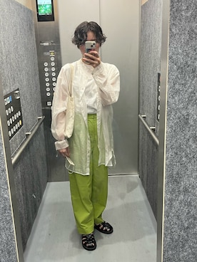 「ニコアンド」｜「アイテム（アクセサリー）」を使った、yayapikmin さん（レディース・156cm）の夏コーディネート