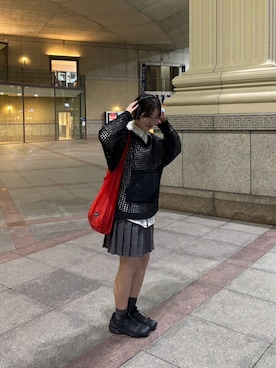 「アイテム（PC・スマホグッズ/家電）」を使った、yaya さん（レディース・158cm）の秋コーディネート