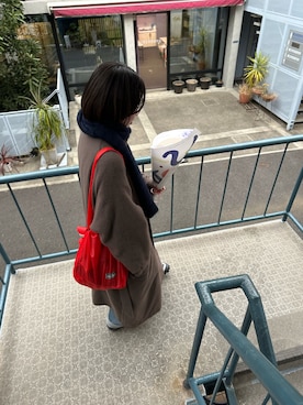 「YOKE（ヨーク）のアイテム」を使った、yaya さん（レディース・158cm）の冬コーディネート