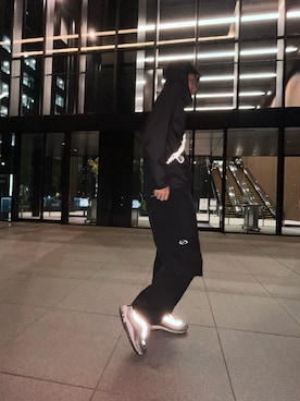「テックファッション」｜「アイテム（ジャケット/アウター）」を使った、HAさん（メンズ・181cm）の秋コーディネート