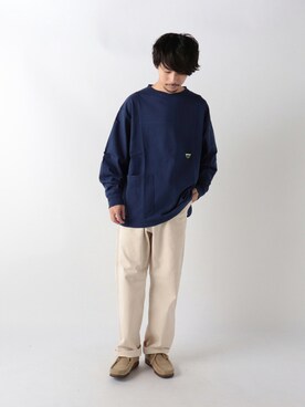 「SMITH'S（スミス）のアイテム（パンツ）」を使った、katsuさん（メンズ・170cm）の秋コーディネート