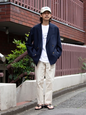 「gloster」｜katsuさん（メンズ・170cm）の春コーディネート