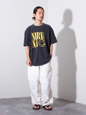 「ARMY TWILL（アーミーツイル）のアイテム（パンツ）」を使った、katsuさん（メンズ・170cm）の春コーディネート