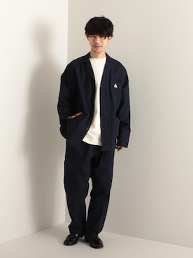 「FREDY&GLOSTER」｜「アイテム（カバーオール）」を使った、katsuさん（メンズ・170cm）の冬コーディネート