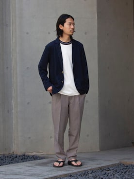 「gloster」｜katsuさん（メンズ・170cm）の春コーディネート