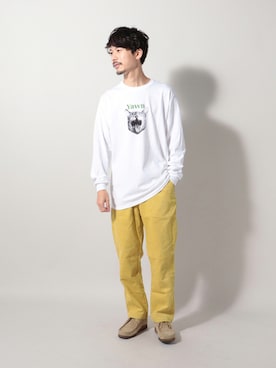 「アニマル」｜「アイテム（ブーツ）」を使った、katsuさん（メンズ・170cm）の夏コーディネート