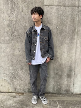 「gloster」｜「アイテム（スリッポン）」を使った、katsuさん（メンズ・170cm）の夏コーディネート