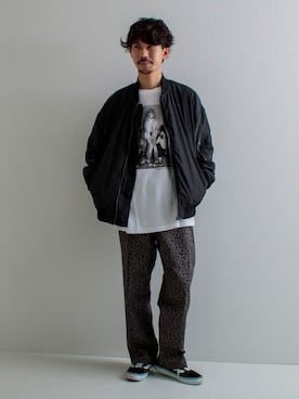 「gloster」｜「アイテム（ブルゾン）」を使った、katsuさん（メンズ・170cm）の夏コーディネート