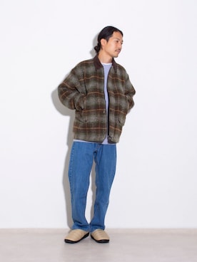 「PENDLETON（ペンドルトン）のアイテム（ジャケット/アウター）」を使った、katsuさん（メンズ・170cm）の秋コーディネート