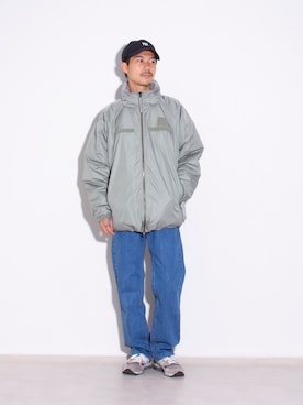 「gloster」｜「アイテム（ダウンジャケット/コート）」を使った、katsuさん（メンズ・170cm）の秋コーディネート