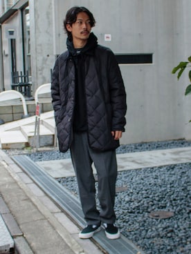 「gloster」｜「アイテム（ブルゾン）」を使った、katsuさん（メンズ・170cm）の秋コーディネート