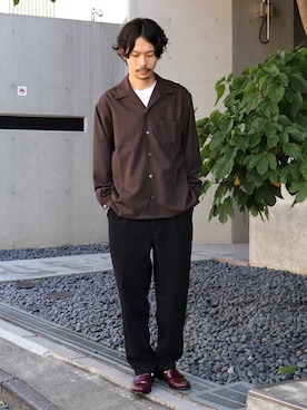 シャツ ブラウス ブラウン系 を使ったメンズ人気ファッションコーディネート Wear シャツ ブラウス ブラウン系 を使ったメンズ人気ファッションコーディネート Wear