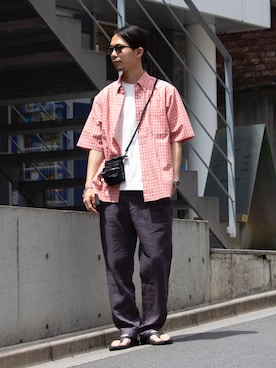 「gloster」｜katsuさん（メンズ・170cm）の春コーディネート