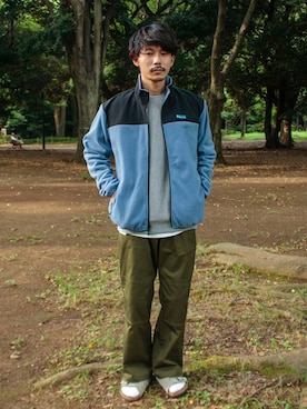 「gloster」｜「アイテム（ブルゾン）」を使った、katsuさん（メンズ・170cm）の秋コーディネート