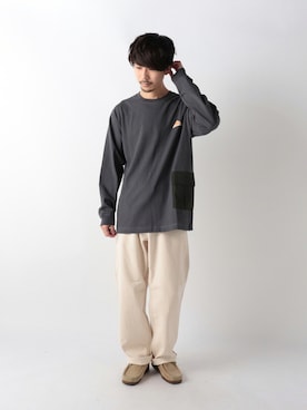 「SMITH'S（スミス）のアイテム（パンツ）」を使った、katsuさん（メンズ・170cm）の秋コーディネート