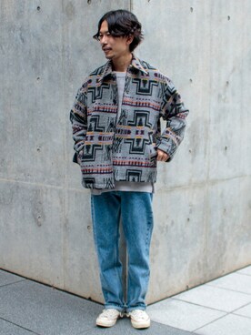 「gloster」｜「アイテム（ブルゾン）」を使った、katsuさん（メンズ・170cm）の秋コーディネート