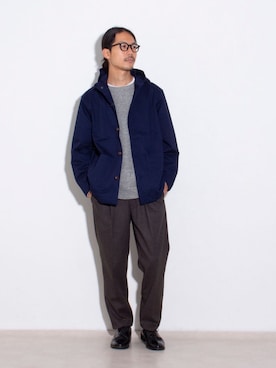 「FREDY&GLOSTER」｜「アイテム（ブルゾン）」を使った、katsuさん（メンズ・170cm）の秋コーディネート