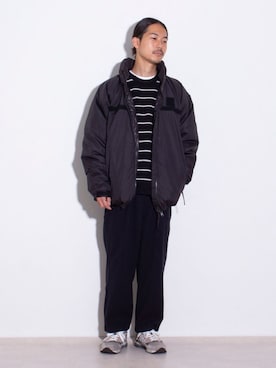 「gloster」｜「アイテム（ダウンジャケット/コート）」を使った、katsuさん（メンズ・170cm）の夏コーディネート